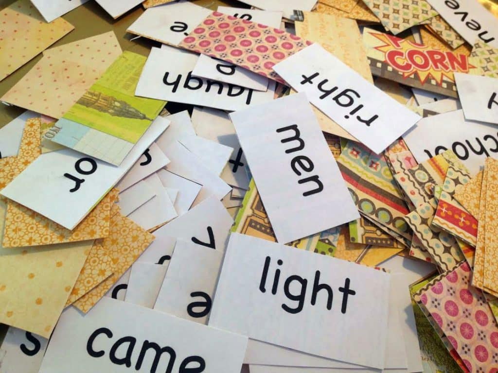 DIY Sight Word Flashcards