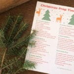 FREE Printable Christmas Prep Checklist