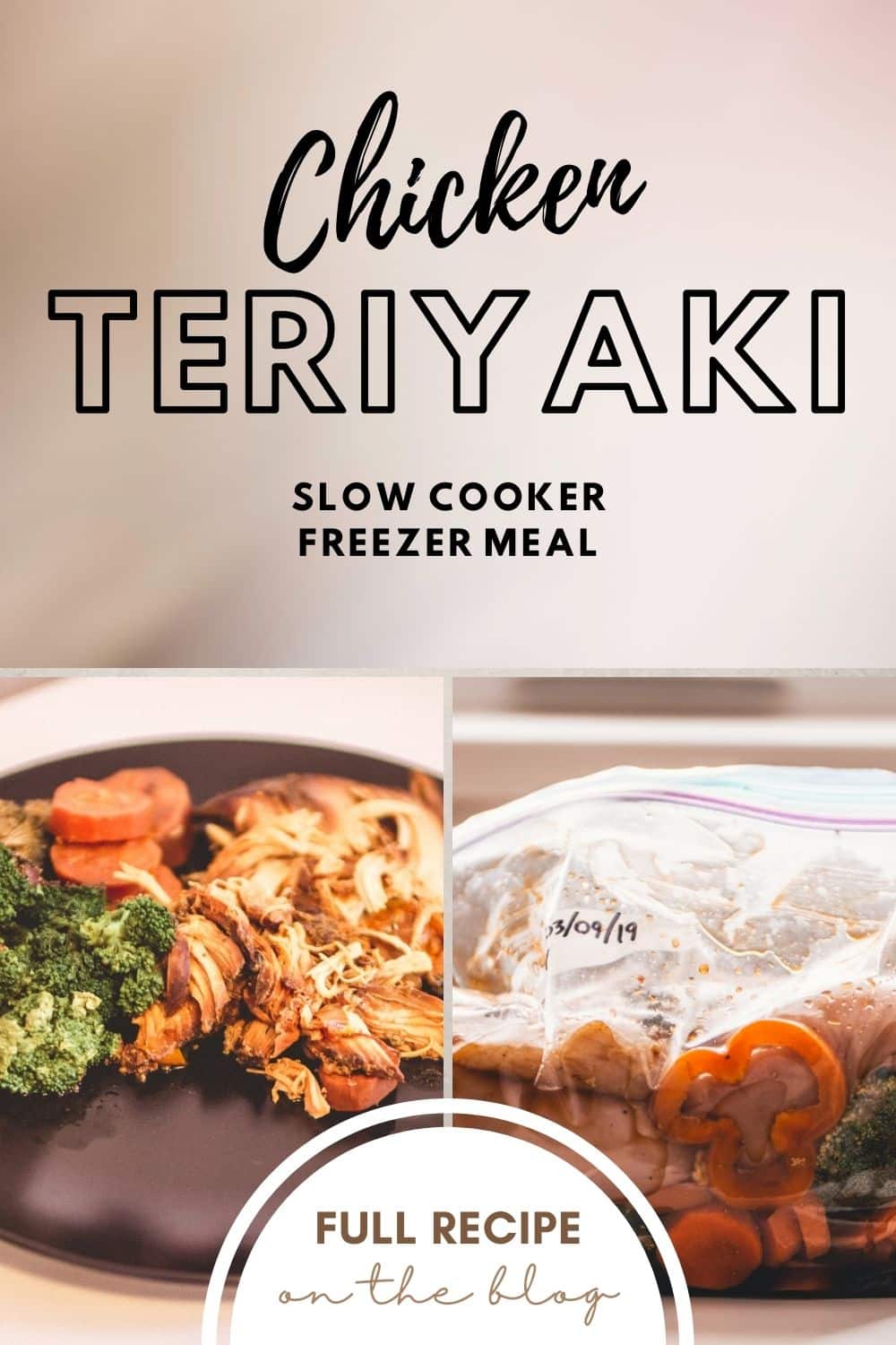 Slow Cooker Chicken Teriyaki Freezer Meal