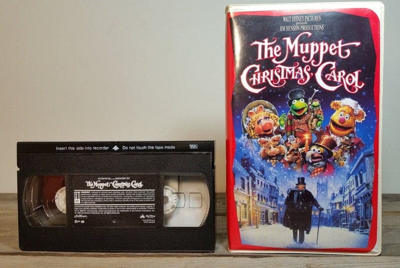 Muppets Christmas Carol on VHS