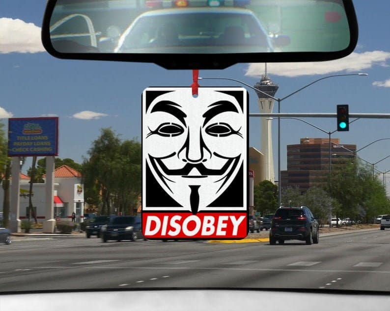 Anonymous Disobey Mirror Hanger