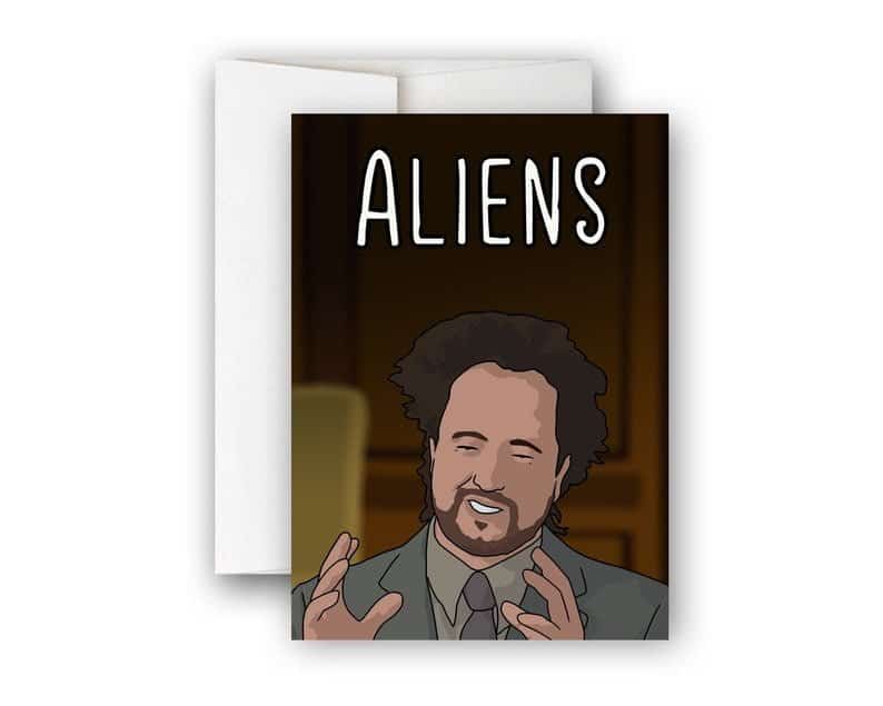 Ancient Aliens greeting Card