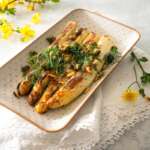 roasted white asparagus