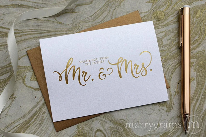 Thank you cards for an engagement party