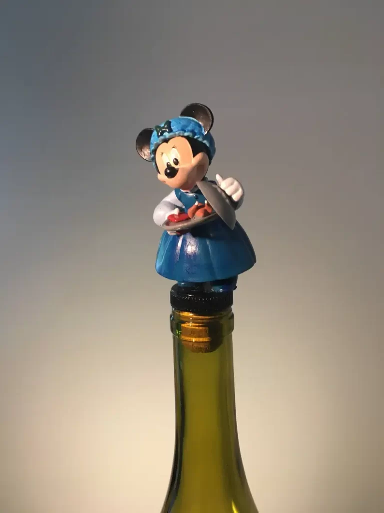 Minnie Mouse as Emily Cratchit Wine Stopper for holiday gift ideas