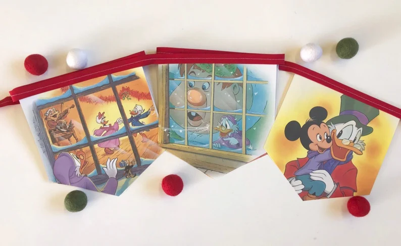 Upcycled Book Page Bunting