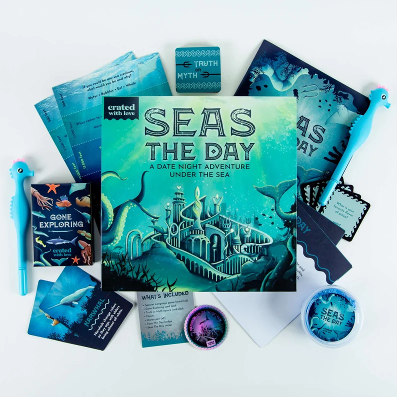 Deep Sea Themed Couples Date Night in a Box