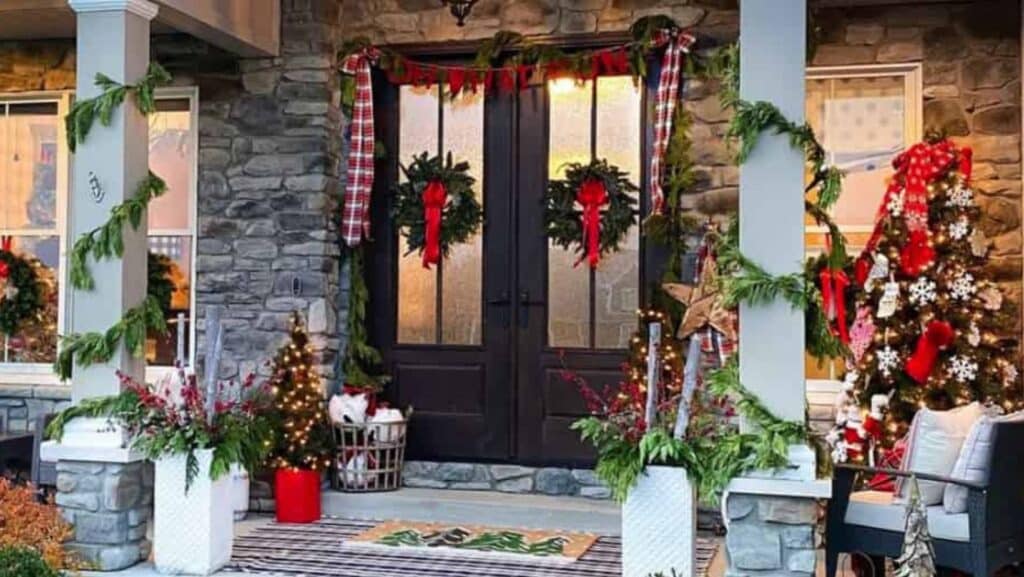 holiday porch