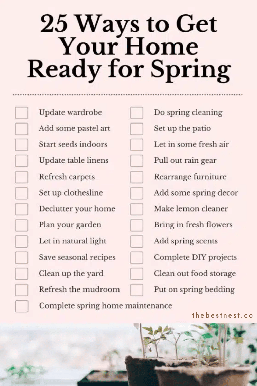 25 Ways to Get Your Home Ready for Spring