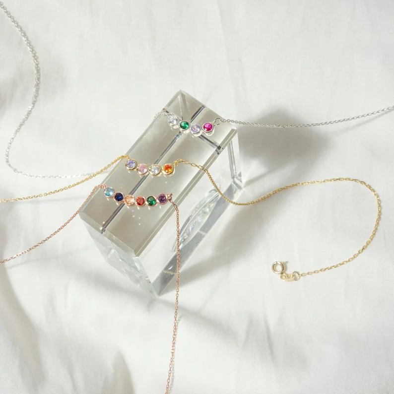 Pretty birthstone jewellery 