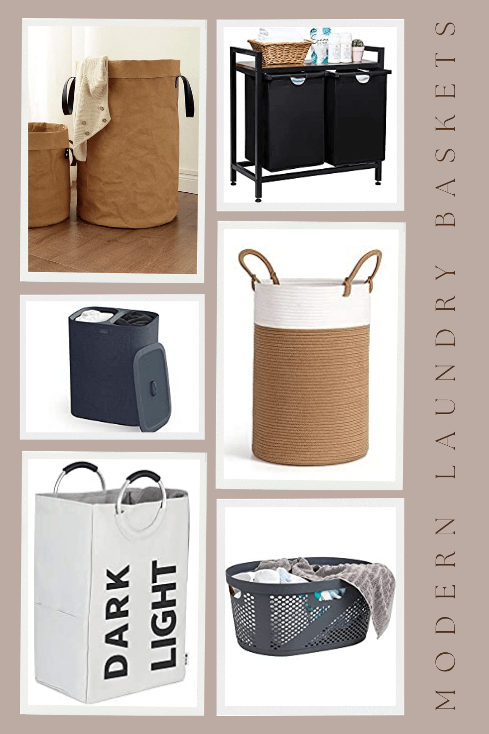 Modern Laundry Baskets and Hampers