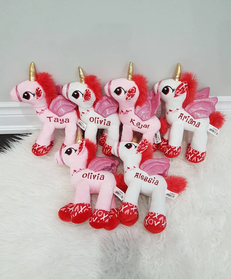 Custom name Plush Unicorn