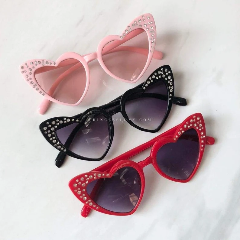 Heart shaped sunglasses