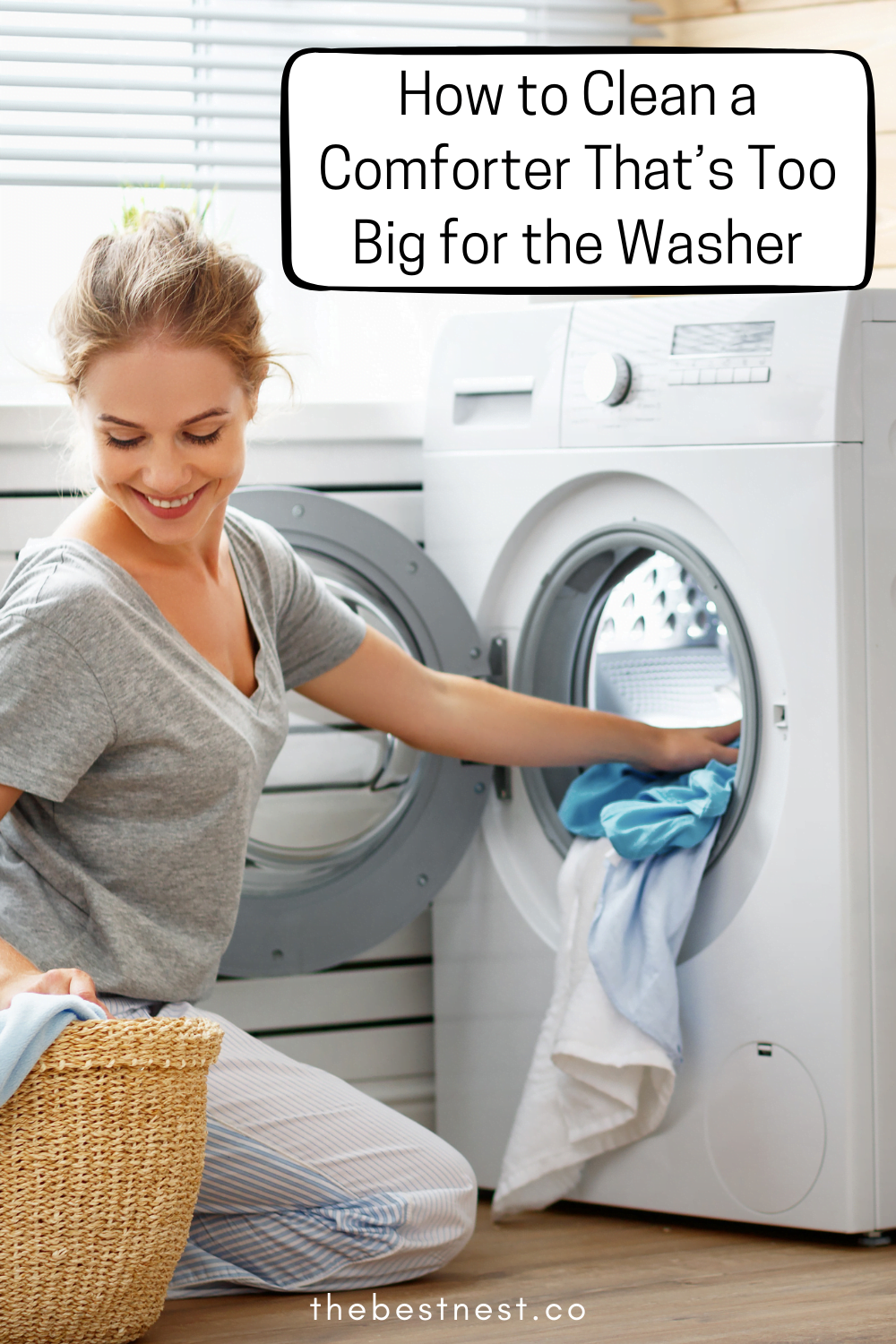 How to Clean a Comforter That's Too Big for Washer