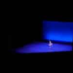 Ballet dancer on a stage