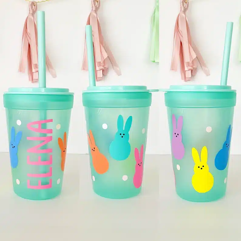 Personalized Easter cups for kids