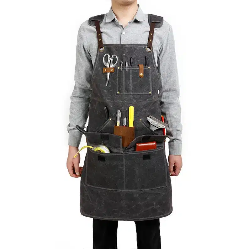 Men's canvas gardening apron for dads