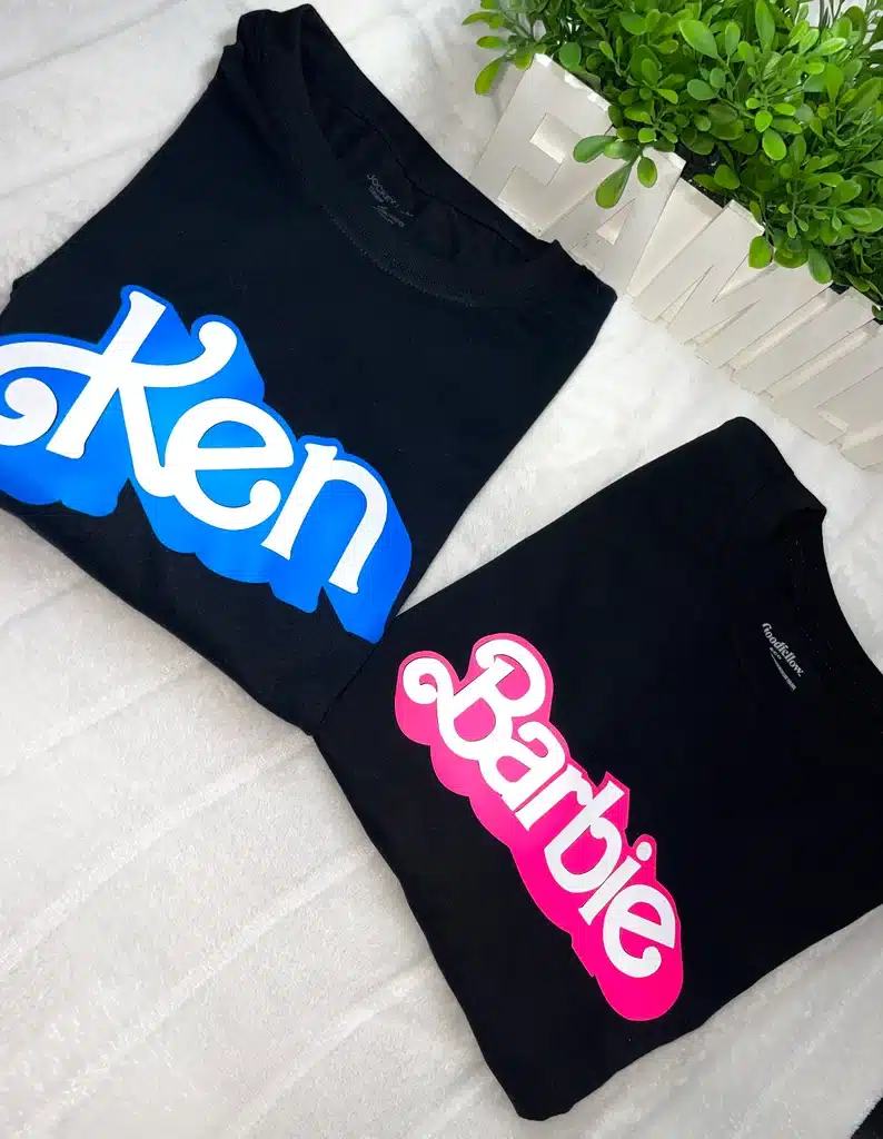 Matching Barbie and Ken Shirts