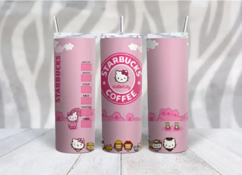 Custom Hello Kitty Starbucks Cup