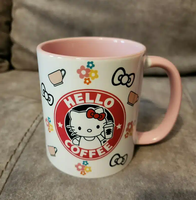 Hello Kitty Hello Coffee cute mug