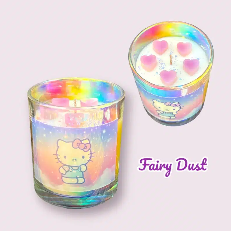 Hello Kitty scented candle fairy dust
